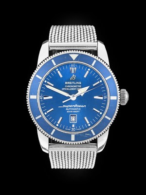 Lot 2284 - Breitling: A Stainless Steel Automatic...