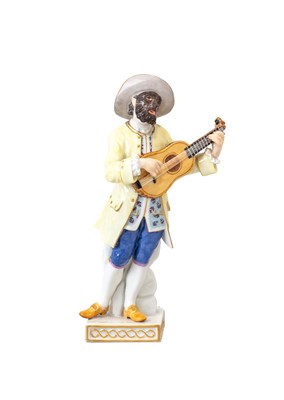 Lot 344 - A Meissen Porcelain Commedia dell’Arte Figure...