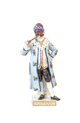Lot 343 - A Meissen Porcelain Commedia dell’Arte Figure...