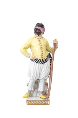 Lot 347 - A Meissen Porcelain Commedia dell’Arte Figure...