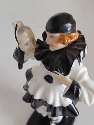 Lot 571 - A Royal Doulton Figure The Mask, HN657,...
