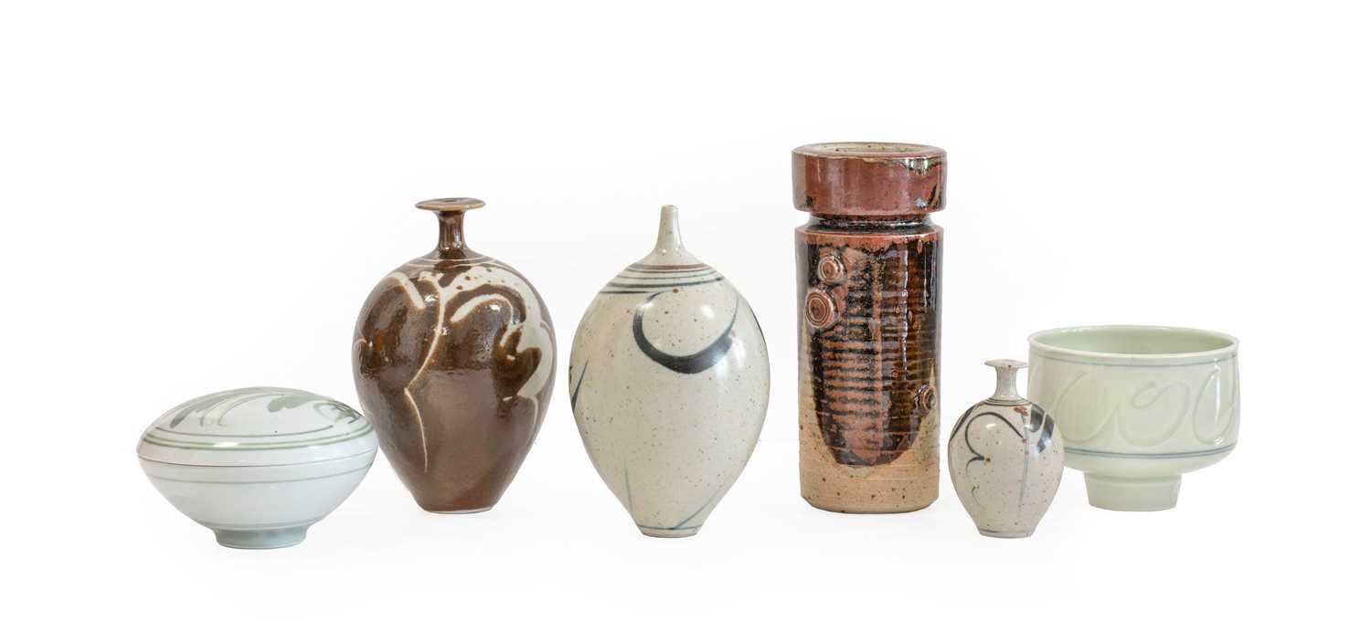 Lot 534 - Derek Emms (1929-2004): A Porcelain Jar and...