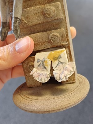 Lot 548 - Norman Makinson (1921-2010): A Pottery Group,...