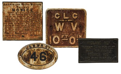 Lot 784 - Cast Iron Railway Sign