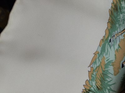 Lot 1043 - Hermès Silk Scarf, Tanzanie Designed by Robert...