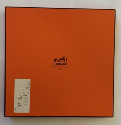 Lot 1044 - Hermès Silk Scarf, L'Or des Chefs Designed by...