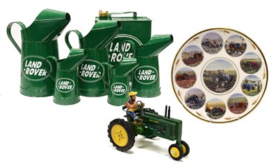 Lot 709 - Franklin Mint Classic Tin John Deere Model B Tractor