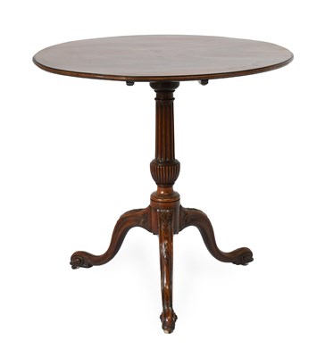 Lot 521 - A Fine George III Carved Mahogany Tripod Table,...
