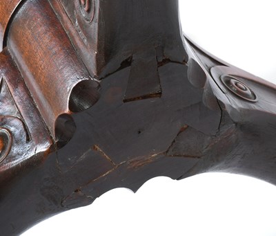 Lot 521 - A Fine George III Carved Mahogany Tripod Table,...