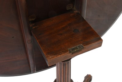 Lot 521 - A Fine George III Carved Mahogany Tripod Table,...