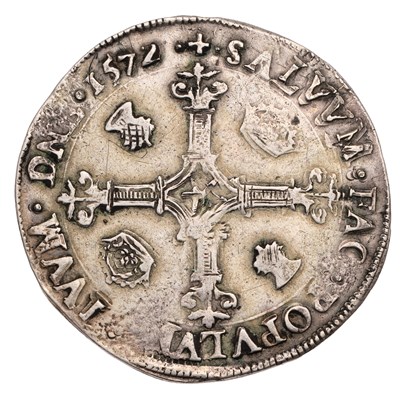 Lot 81 - Scotland, James VI, Half Merk 1572, second...
