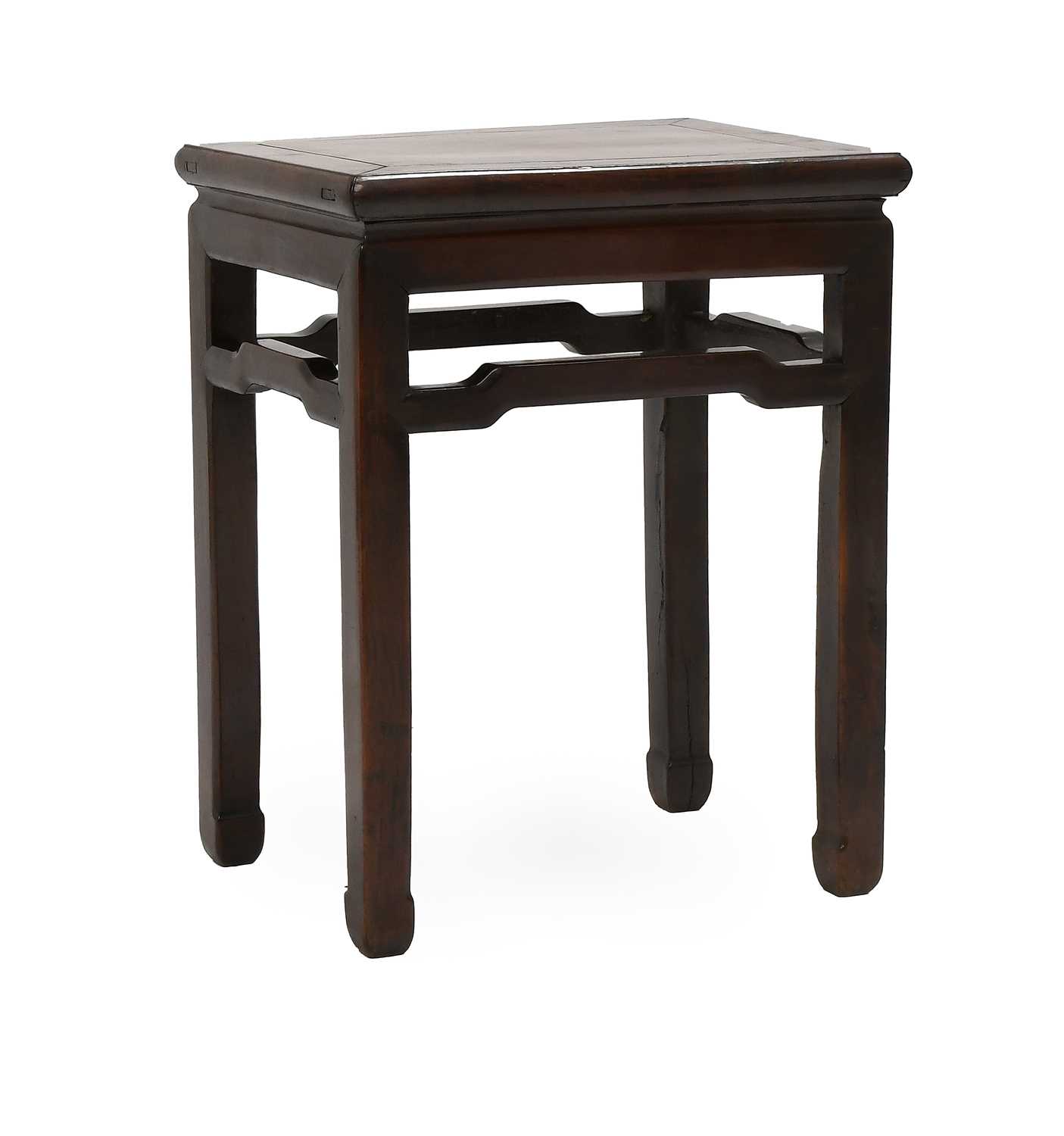Lot 89 - A Chinese Hongmu Side Table, early 20th...