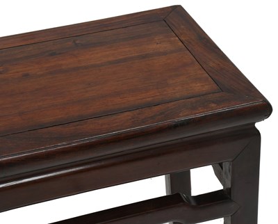 Lot 89 - A Chinese Hongmu Side Table, early 20th...