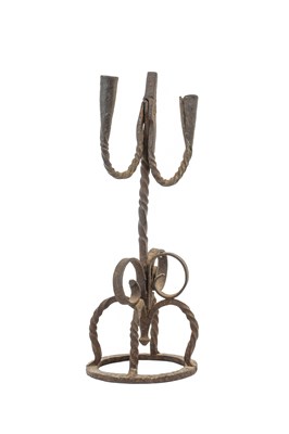 Lot 160 - A Wrought Iron Double Rushnip, circa 1800,...