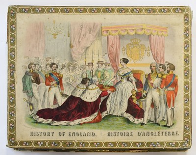 Lot 20 - Victorian Jigsaw. History of England/Histoire...