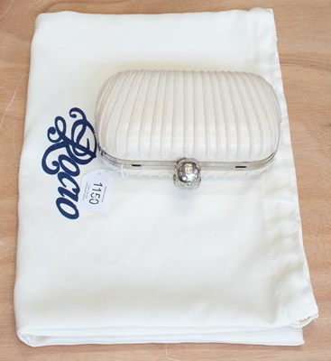 Lot 1150 - Alexander McQueen Clutch Bag, with a ribbed...