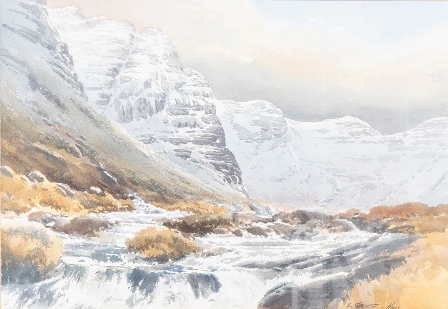 Lot 1062 - E. Grieg Hall (Early 20th Century) Snow...