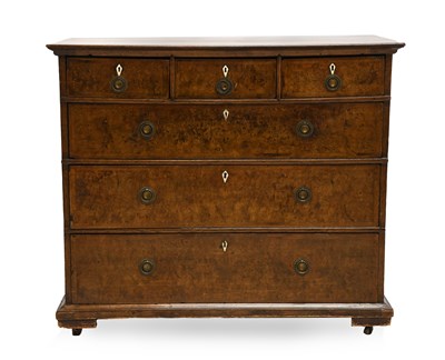 Lot 500 - A George II Burr Walnut and Featherbanded...