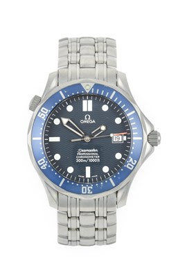 Lot 2380 - Omega: A Stainless Steel Automatic Calendar...