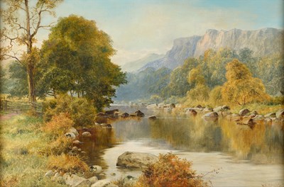 Lot 383 - William Henry Mander (1850-1922) "Reflections"...