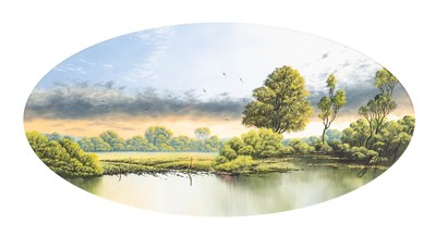 Lot 1060 - Jos Hilliard (b.1945) "Spring Serenity"...