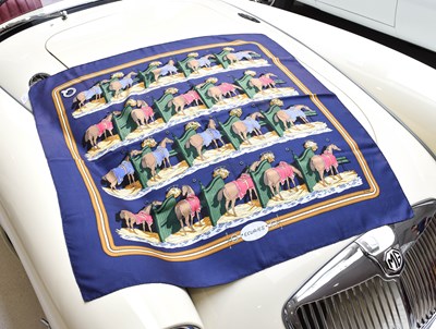 Lot 1009 - Hermès Silk Scarf, Ecuries Designed by Hugo...