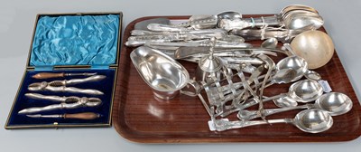 Lot 147 - A Collection of Assorted Silver and Silver...
