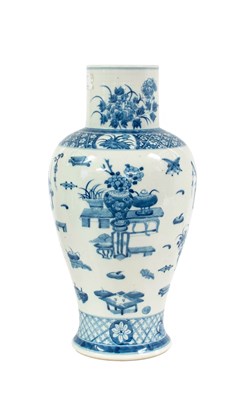 Lot 102 - A Chinese Porcelain Vase, in Kangxi style, of...