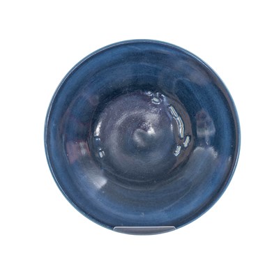 Lot 24 - A Chinese Porcelain Blue Glazed Dish, Qing...