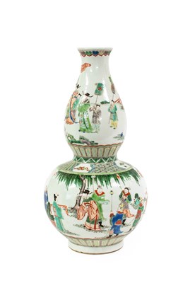 Lot 135 - A Chinese Porcelain Double Gourd Vase, Kangxi...