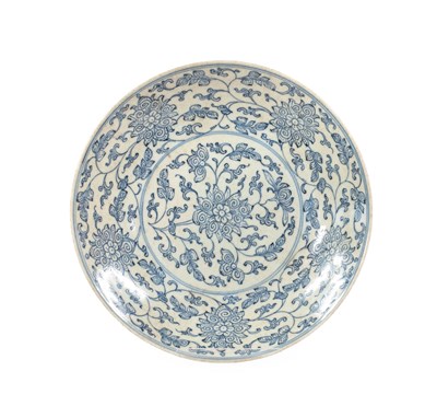 Lot 166 - A Chinese Porcelain Dish, Jiaqing reign mark...