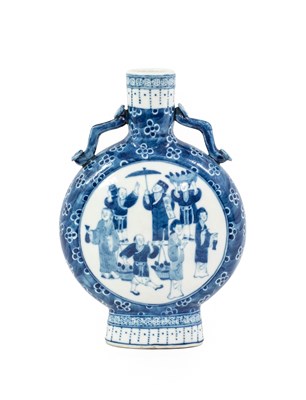 Lot 170 - A Chinese Porcelain Moon Flask, Kangxi reign...