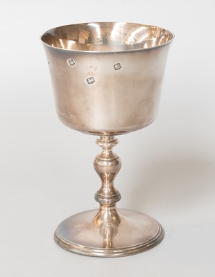 Lot 65 - An Elizabeth II Silver Goblet, Maker's Mark BD,...