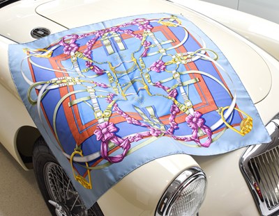 Lot 1008 - Hermès Silk Scarf, Grand Manege Designed by...