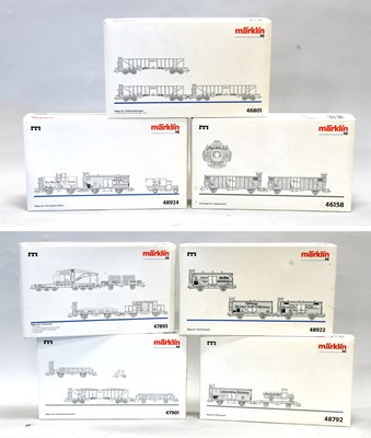Lot 3259 - Marklin HO Gauge Wagon Packs