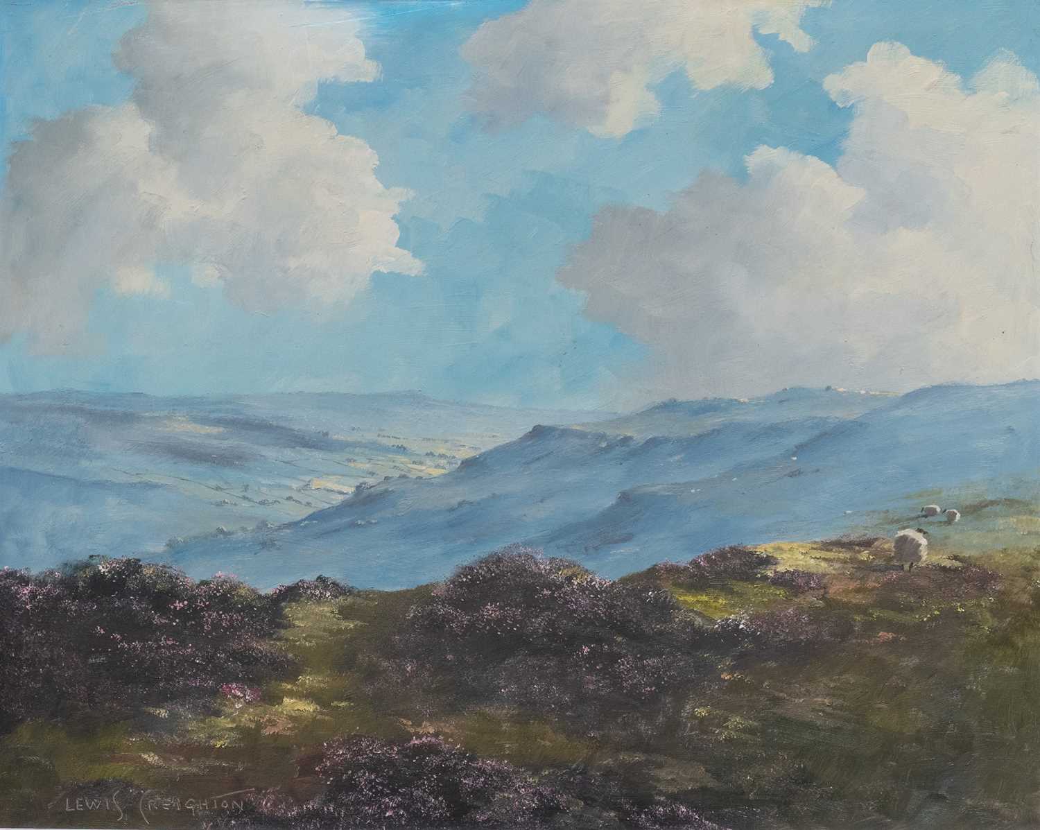Lot 1187 - Lewis Creighton (20th Century) Moorland...