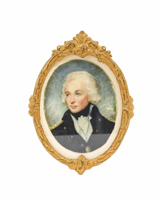 Lot 120 - English School (19th Century): Miniature...