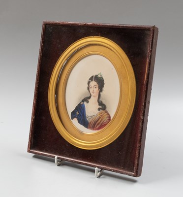 Lot 121 - English School (19th Century): A Miniature...