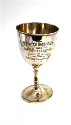 Lot 8 - A silver trophy cup 'Maestec Horse Show Society 1910'