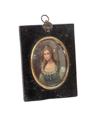 Lot 95 - English School (19th Century): A Miniature...