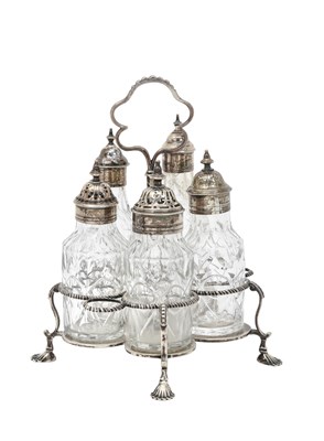 Lot 2003 - A George III Silver Condiment-Set