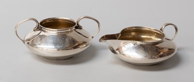 Lot 27 - A George V Silver Cream-Jug and Sugar-Bowl, by...