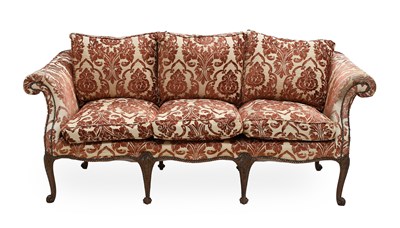 Lot 509 - A George III Design Three-Seater Sofa, 19th...