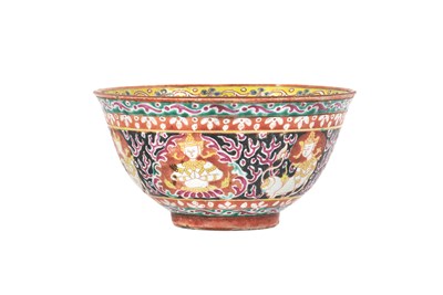 Lot 58 - A Chinese Benjarong Porcelain Bowl, 19th...