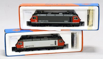 Lot 3266 - Roco HO Gauge Two 04178A Re4/4 Locomotives