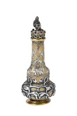 Lot A French Parcel-Gilt Silver Scent-Bottle