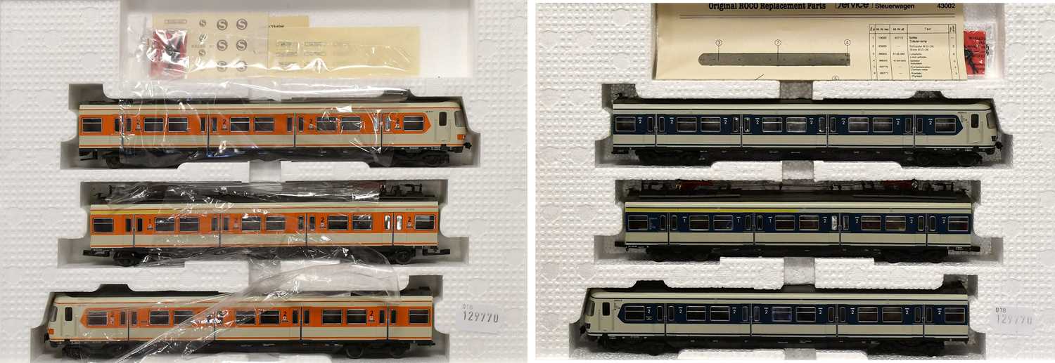 Lot 3267 - Roco HO Gauge Two BR 420/421 Three Car Sets