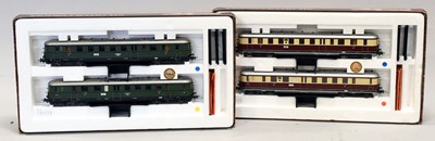 Lot 3245 - Liliput HO Gauge Two 2-Car VT 137 Railcar Sets