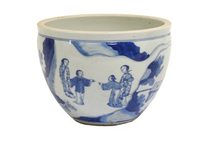 Lot 27 - A Chinese Porcelain Jardiniere, in Kangxi...