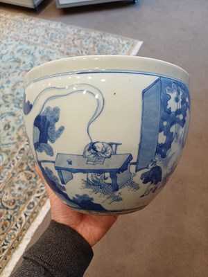 Lot 27 - A Chinese Porcelain Jardiniere, in Kangxi...